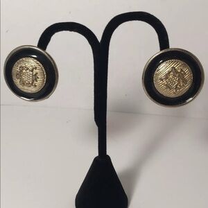 Vintage 80’s Gay Boyer Enamel Clip Earrings